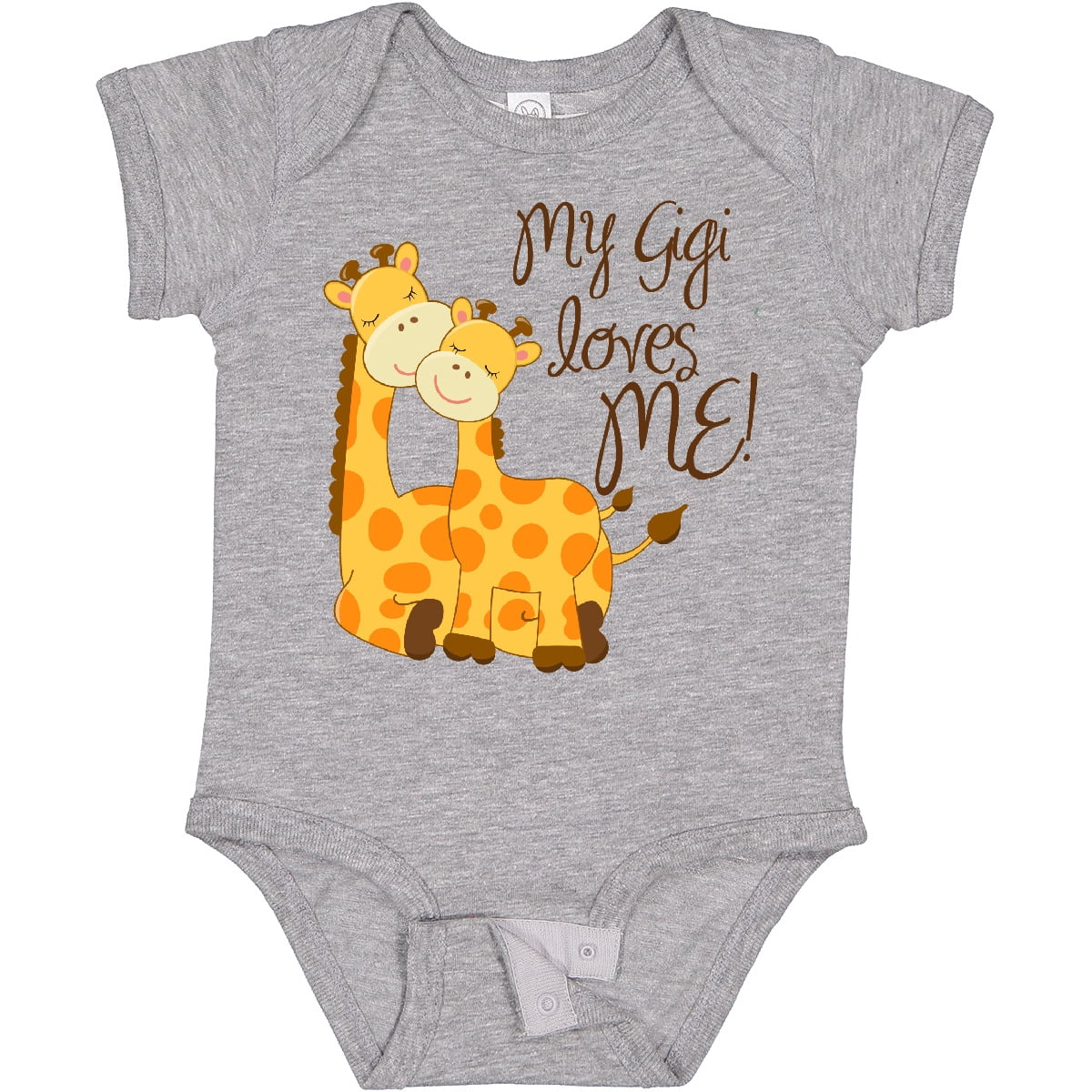 Inktastic My Gigi Loves Me Boys or Girls Baby Bodysuit
