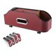 thumbnail image 3 of Organizador para asiento trasero de coche con 2 portavasos, soporte para pañuelos y ganchos, bolsa multifuncional para juguetes, aperitivos y artículos esenciales de viaje, ideal para viajes, 3 of 7