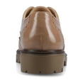 thumbnail image 3 of Journee Womens Claudiya Lug Outsole Almond Toe Oxford, Widths Available, 3 of 9