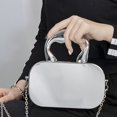 thumbnail image 4 of Bolso Espejo Acrílico Con Correa Cadena para Mujer Cuadrado Vintage Gran Capacidad, 4 of 9