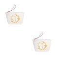 thumbnail image 2 of ZLight Exquisite Craft Letter Bag - Wide Application For Women For Mother Women Cosmetic Toiletry Bags T 2Set, 2 of 6