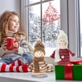 thumbnail image 5 of WWW Christmas Plush Figurines, 2pcs Christmas Decoration Mini Plush Cute Doll Christmas Tree Table Fireplace Decor Hanging for Christmas Office Home Decor and Kids Gift, 5 of 11