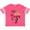 Football Pink and White, variant on Inktastic This Princess is Two Second Birthday Girls Toddler T-Shirt