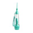 thumbnail image 1 of Flosser de agua inalámbrico, no eléctrico, portátil, presión de aire manual, operación simple, fortalecimiento de botellas, irrigador bucal dental para el hogar y viajes, verde., 1 of 5