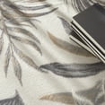 thumbnail image 6 of Nourison Pompeii Contemporary Tropical Ivory/Grey 5'3" x 7'3" Area Rug, (5' x 7'), 6 of 8