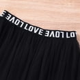 thumbnail image 2 of CUZIBR Girls Summer Skirt Set Sleeveless Valentines Floral Print Round Neck Crop Top Mesh Layered Long Tutu Skirt Two Piece Princess Trendy Outfits Spring Fall Clothes,Black,11-12 Years, 2 of 5