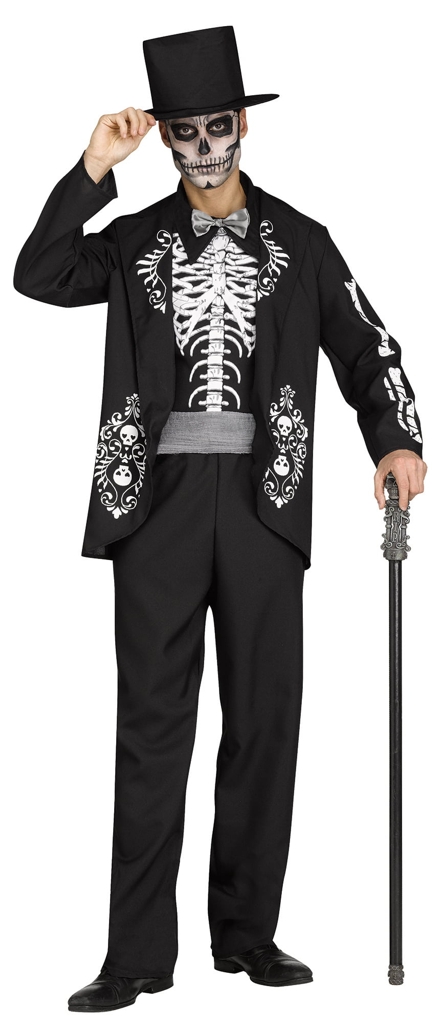 Mens Skeleton King Costume - Walmart.com