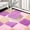 Purple,Light Brown,Pink, variant on 12 Pcs Plush Interlocking Carpet Tiles, Non-Toxic Foam Carpet Tiles for Toddler Baby, Anti-Slip, EVA Foam Interlocking Tiles for Floor, Nursery, Playroom, Purple, Light Brown, Pink