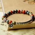 thumbnail image 2 of Bracelet en Forme de Perles Multicolores pour Femmes avec Couture en Métal, 2 of 9