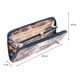 thumbnail image 3 of Cartera Monedero Sintética Tarjetero Azul Serpiente Yayas Yaya's Cartera Serpiente, 3 of 3