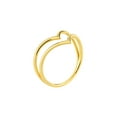 thumbnail image 2 of 14k Yellow Gold Double V Design Ring Size 7 Ring for Women, 2 of 2