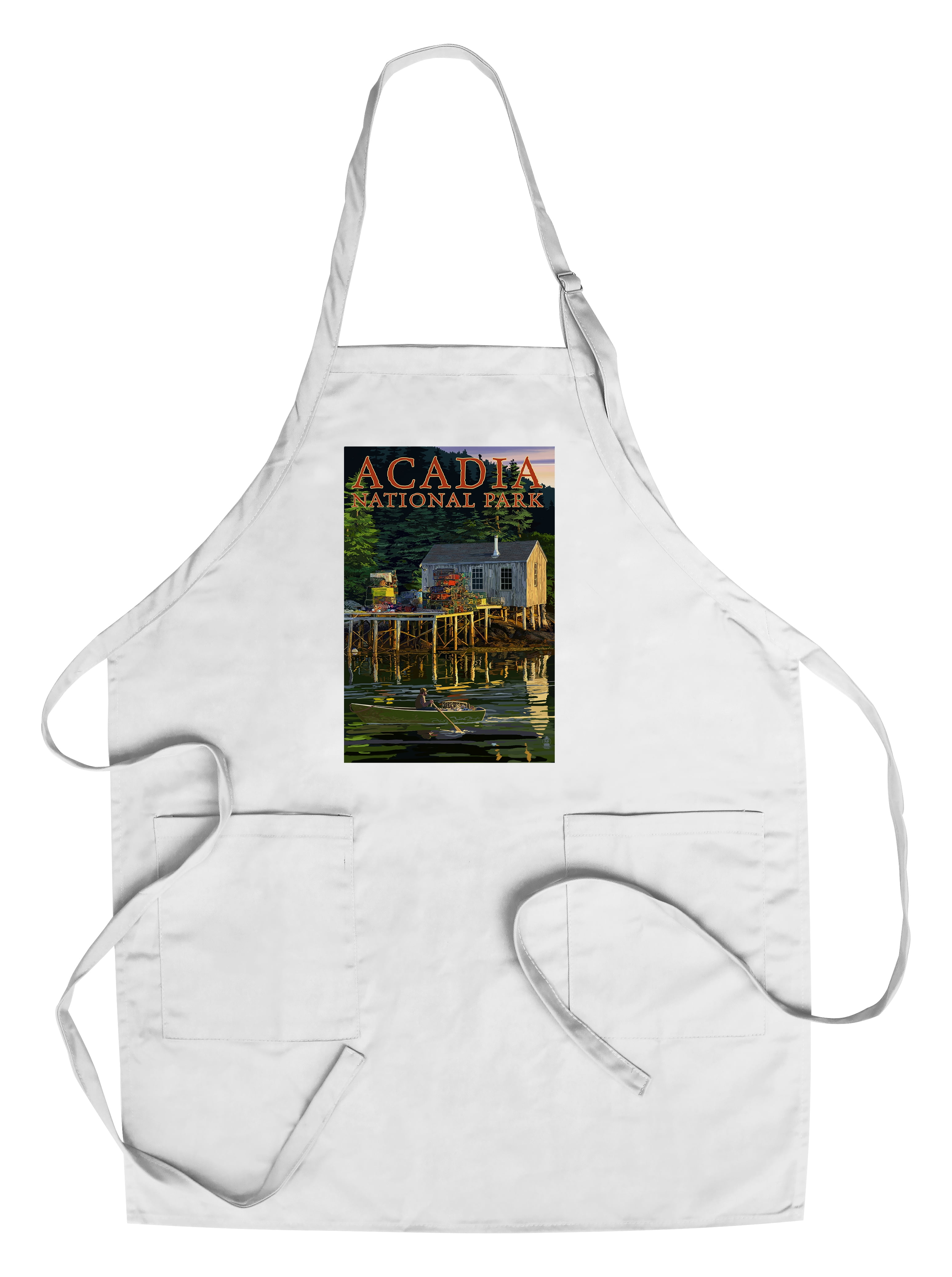 Decorative Tea Towel, Apron Acadia National Park, Maine, Lobster Shack