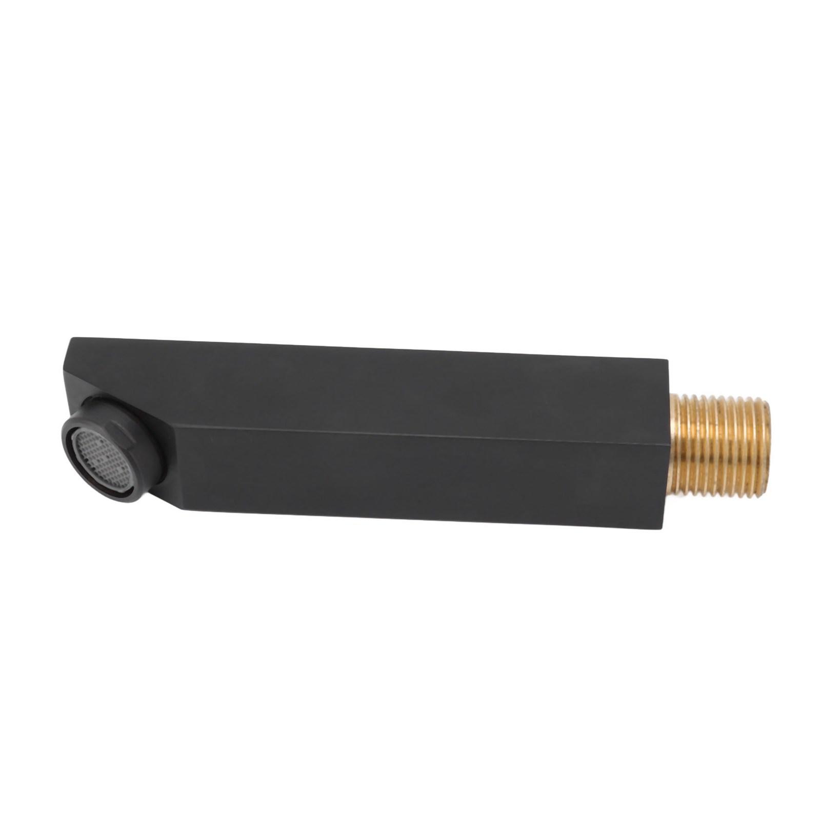 BOKYAN G1/2 Copper Concealed Bathtub Faucet – Hand‑Polished Chrome, 2.36”×8.66”×1.97”, Easy Install, 0.66 lb, Black