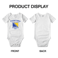 thumbnail image 3 of Everyone Loves a Nice Bosnian Boy Cute Baby Romper Bodysuit For Boy Girl (White, 12-18 Months), 3 of 5