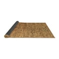 thumbnail image 2 of Ahgly Company Indoor Square Abstract Brown Modern Area Rugs, 6' Square, 2 of 4