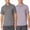 Heather Violet/Grey, variant on Cool Men's Performance Polo Shirts 2-Pack, Gray/ Purple Small