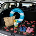 thumbnail image 2 of Jeiento Red Cherry Car Trunk Mat 29"x39", All Weather Cargo Liner Non Slip Stain Resistant Protector for Sedan SUV Truck Van, 2 of 7