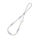 thumbnail image 4 of Correa de muñeca para teléfono con cuentas, elegante accesorio multifuncional, llavero moderno. Corazón, 4 of 9