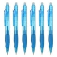 thumbnail image 1 of Uxcell 6Pcs Erasable Gel Pens, 0.5mm Retractable Fine Point Heat Erasable Marking Pen Smooth Writing Fabric Markers for Sewing Drawing Writing Planner, Sky Blue Ink, 1 of 7