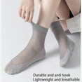 thumbnail image 4 of YIGSECU Sheer Short Socks Sheer Ankle Highs Socks,Soft Tight Hosiery Thin Nylons Socks, 4 of 21