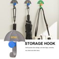 thumbnail image 4 of CSChome Hanger Hook Strong Viscosity Wall Hooks Set 2Pcs High Bearing Capacity Easy Access Punch free Waterproof Kitchen Organizer Umbrella Rack, 4 of 7