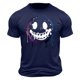 thumbnail image 1 of Top de Manga Corta, Hombre Casual Impreso Cuello de la Tripulación Camiseta, Manga Corta Blusa de Verano Poliéster, 1 of 9