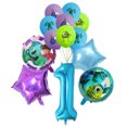 thumbnail image 4 of 1 juego de globos de Disney Monsters University para decoración de fiesta de cumpleaños, globo de dibujos animados con números azules de 32 pulgadas, suministros para baby shower, juguetes para niños, 4 of 5