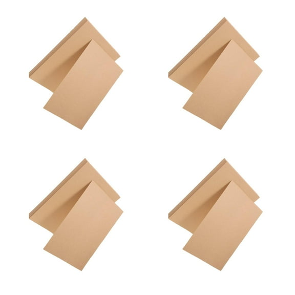 HOMEMAXS 200 pcs  Kraft Paper Sheets Thick Cardstock Paper Sheets Multi-use DIY Painting Cards Paper DIY Craft Making Supplies Drawing Crafts Card Paper Scrapbook Paper