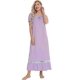 thumbnail image 1 of Womens Short Sleeve Sleepshirt Scoopneck Cute Nightdress 26s, 1 of 4