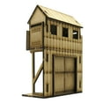 thumbnail image 4 of Kits de modelo de construcción de arquitectura a escala 1:72, colección DIY sin montar escena de arquitectura de para accesorio, decoración puerta Hugo casa de modelos de construcción, 4 of 10