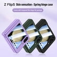 thumbnail image 4 of ELEHOLD for Samsung Galaxy Z Flip5 Rugged Full Body Case,Hinge Protection Shockproof Slim Matte Non-Slip Phone Cover with Built-in HD Tempered Screen Protector for Samsung Galaxy Z Flip5,Green, 4 of 8