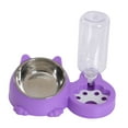 thumbnail image 4 of Cat Food and Water Bowl Pet Feeder Set Raised Bowl with an Automatic 500ml Waterer for Small Pets and Kittens, 4 of 9