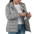thumbnail image 5 of Alpine Swiss Eva Women’s Hooded Puffer Jacket | Lightweight Down Alternative Coat | Warm Water-Resistant Packable Winter Outerwear with Zip Pockets, 5 of 8