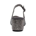 thumbnail image 4 of Ninety Union Lady Couture Demi Rhinestone Mesh Slingback, Pewter, 12, 4 of 5