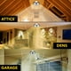 Éclairage de Garage Quadridirectionnel à 4 Panneaux Éclairage de Garage – image 5 sur 6