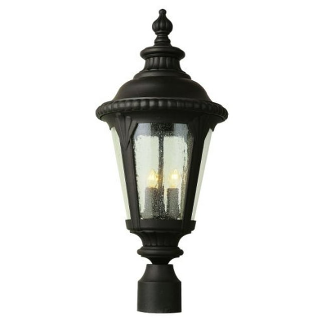 Trans Globe Lighting 5047 RT Outdoor Commons 24" Postmount Lantern Rust