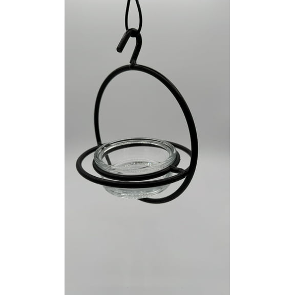 Couronne - Amphora Recycled Glass Vase & Metal Stand - Lime