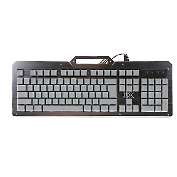 Mecánico Tapas de Diseñas Ergonómicamente Controles Multimedia Accesorios shamjiam Teclado para juegos
