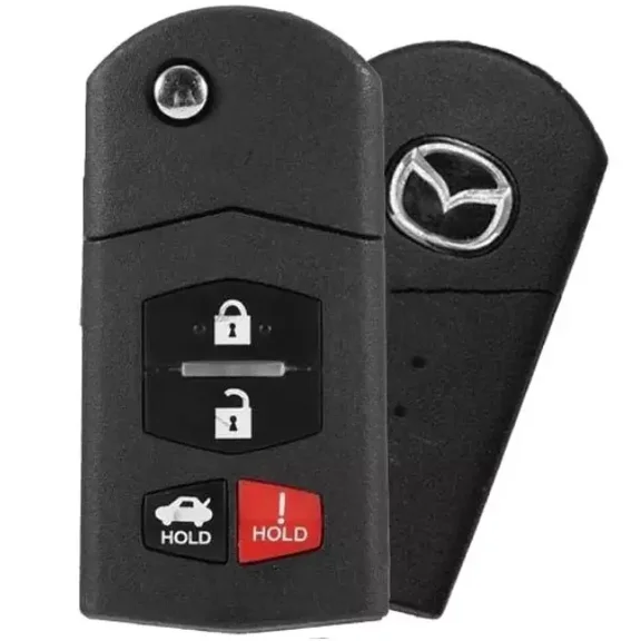NEW Mazda 2006-2015 4B Remote Flip Key BGBX1T478SKE125-01 BBM4-67-5RY VLS
