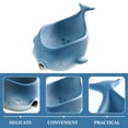 thumbnail image 4 of Jabonera de cerámica con forma de ballena para baño, bañera, fregadero de cocina, bandeja de almacenamiento de jabón, 4 of 5