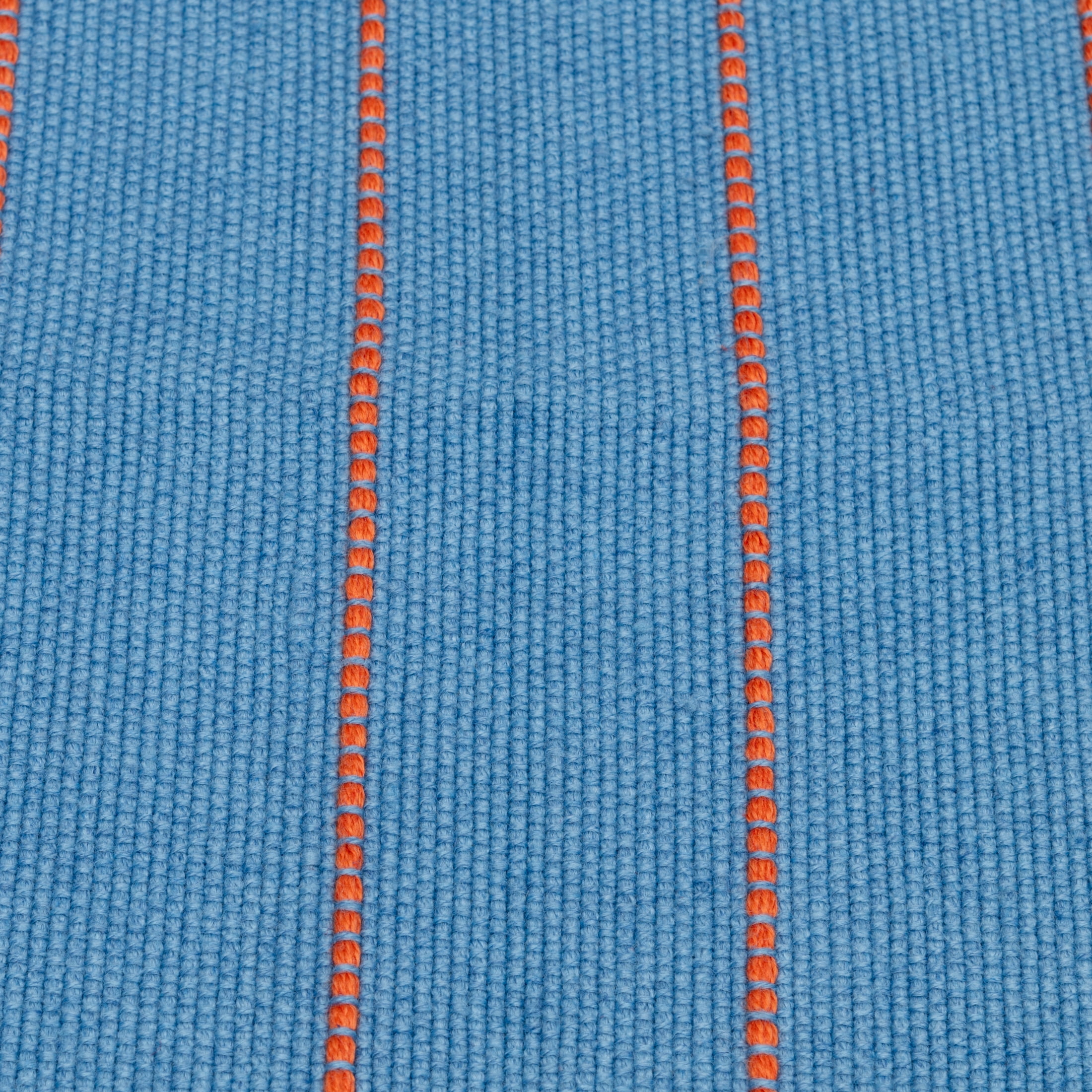 Mainstays by Becky G. & Alejandra Indoor/Outdoor Layering Rug, Blue Stripe, 24" x 36"