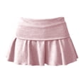 thumbnail image 5 of DHFJKG Tennis Skirts For Women High Waist Pleated Athletic Skorts For Workout Yoga Running Stretchy Wide Waistband Comfortable Versatile Skirt, 5 of 7