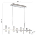 thumbnail image 3 of Eurofase Lighting - Netto Linear Chandelier 8 Light - 3.25 Inches Wide By 13.25, 3 of 3