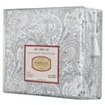 thumbnail image 4 of Mellanni 4-Piece Iconic King Bedsheet Set - Microfiber, 16" Deep Pocket, Cooling, Wrinkle, Fade, Stain Resistant, Paisley Gray, 4 of 7
