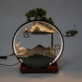 thumbnail image 5 of Desktop Water Fountain Indoor Waterfall with Atomizer & LED Table Decor Fountain, 5 of 20
