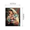 thumbnail image 3 of Orchidea Madonna and Child Needlepoint Canvas, 3 of 4