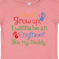 thumbnail image 4 of Inktastic Engineer Like Daddy Boys or Girls Baby T-Shirt, 4 of 5