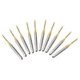 thumbnail image 3 of 10Pcs Tap High Speed Steel with Coating Coarse Thread Hand Tool Accessories for Stainless Steelm1.4x0.3 Coating, 3 of 9