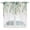 Sage Green Pink, variant on Green Botanical Kitchen Window Curtains, Swag Curtains Valance for Bedroom Living Room Bathroom, Pink Spring Floral Eucalyptus Leaves Rod Pocket Window Treatment Curtain Block Drapes 2 Panels 36"x36"