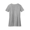 thumbnail image 3 of District Made Ladies Perfect Blend V Neck Tee-2XL (Light Heather Grey), 3 of 3